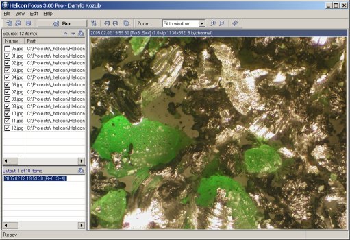 Helicon Focus Screenshot